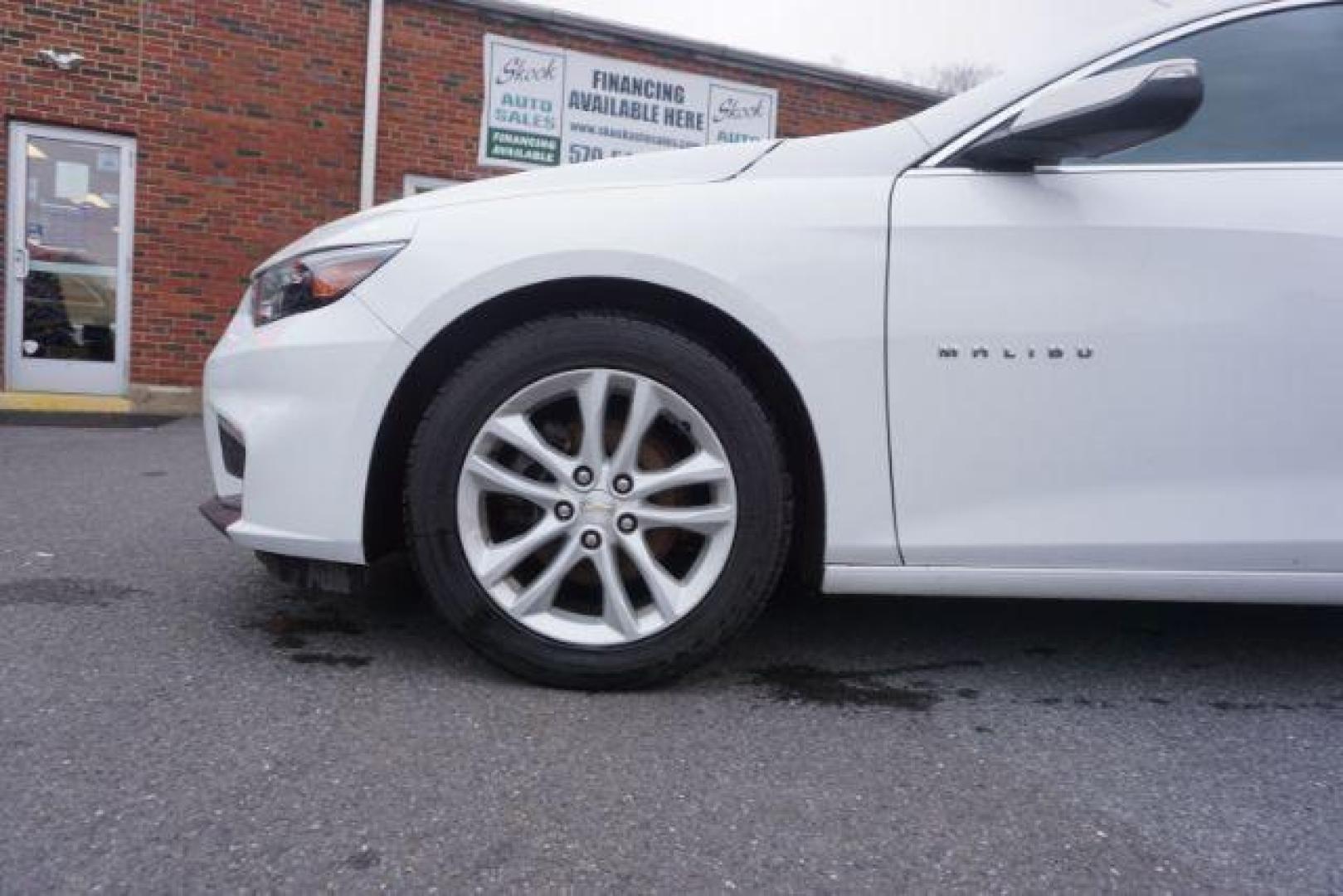 2017 Summit White /Jet Black, premium cloth Chevrolet Malibu 1LT (1G1ZE5ST3HF) with an 1.5L L4 DOHC 16V engine, 6-Speed Automatic transmission, located at 312 Centre Ave, Schuylkill Haven, PA, 17972, (570) 593-5278, 40.638130, -76.177383 - Photo#18