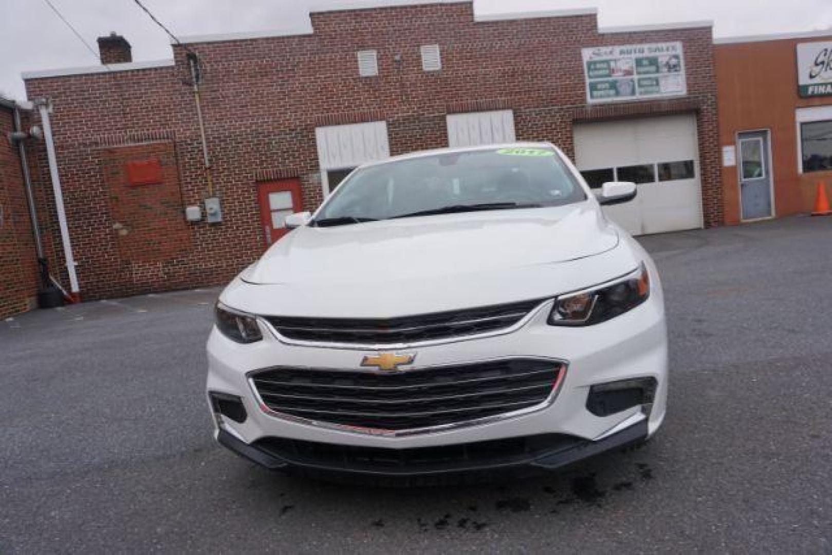 2017 Summit White /Jet Black, premium cloth Chevrolet Malibu 1LT (1G1ZE5ST3HF) with an 1.5L L4 DOHC 16V engine, 6-Speed Automatic transmission, located at 312 Centre Ave, Schuylkill Haven, PA, 17972, (570) 593-5278, 40.638130, -76.177383 - Photo#4