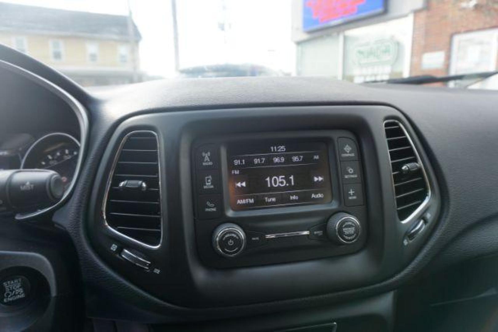 2018 Jazz Blue Pearl Coat/Black Clear Coat /leather Jeep Compass Latitude 4WD (3C4NJDBB3JT) with an 2.4L L4 DOHC 16V engine, located at 312 Centre Ave, Schuylkill Haven, PA, 17972, (570) 593-5278, 40.638130, -76.177383 - luggage rack - Photo#30