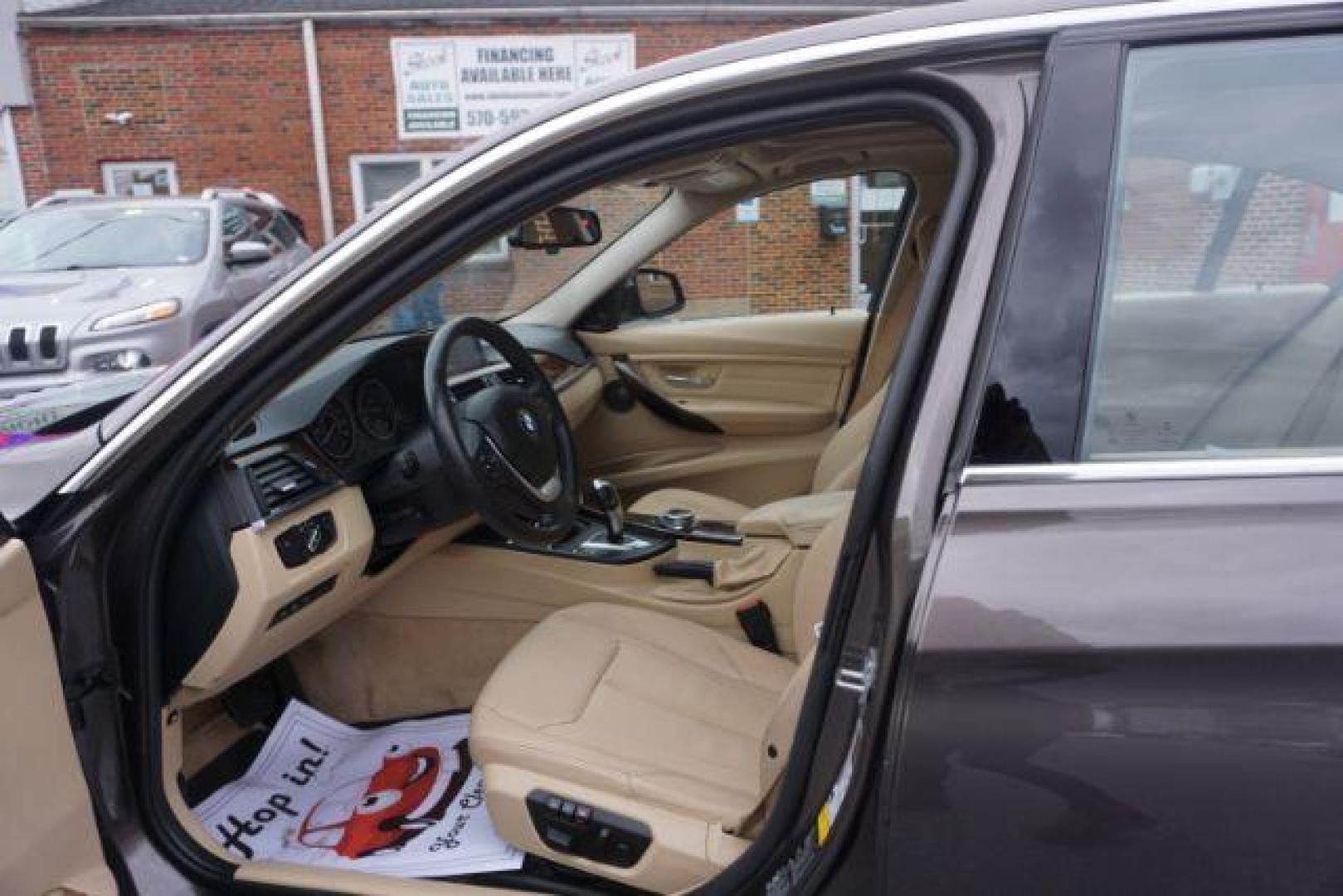 2015 gray /biege bmw 328 3 series xdrive 328i xdrive (WBA3B5G58FN) with an 2.0 engine, automatic transmission, located at 312 Centre Ave, Schuylkill Haven, PA, 17972, (570) 593-5278, 40.638130, -76.177383 - Photo#25