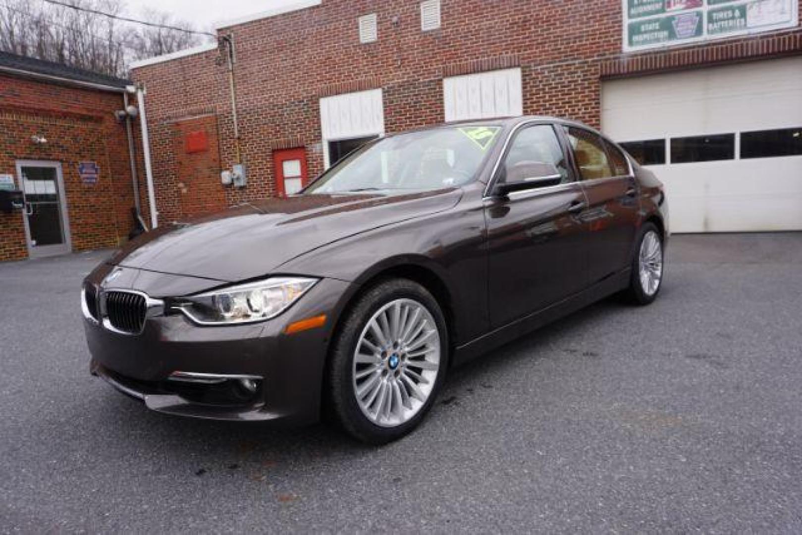 2015 gray /biege bmw 328 3 series xdrive 328i xdrive (WBA3B5G58FN) with an 2.0 engine, automatic transmission, located at 312 Centre Ave, Schuylkill Haven, PA, 17972, (570) 593-5278, 40.638130, -76.177383 - Photo#2