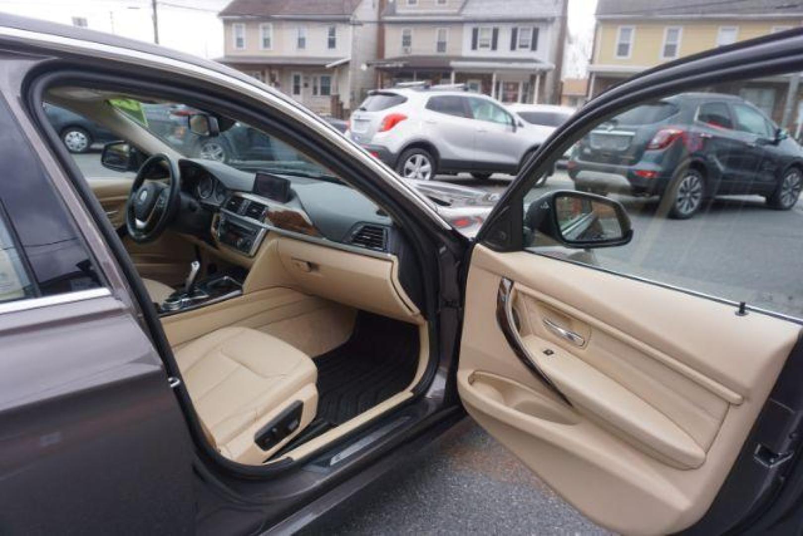 2015 gray /biege bmw 328 3 series xdrive 328i xdrive (WBA3B5G58FN) with an 2.0 engine, automatic transmission, located at 312 Centre Ave, Schuylkill Haven, PA, 17972, (570) 593-5278, 40.638130, -76.177383 - Photo#56