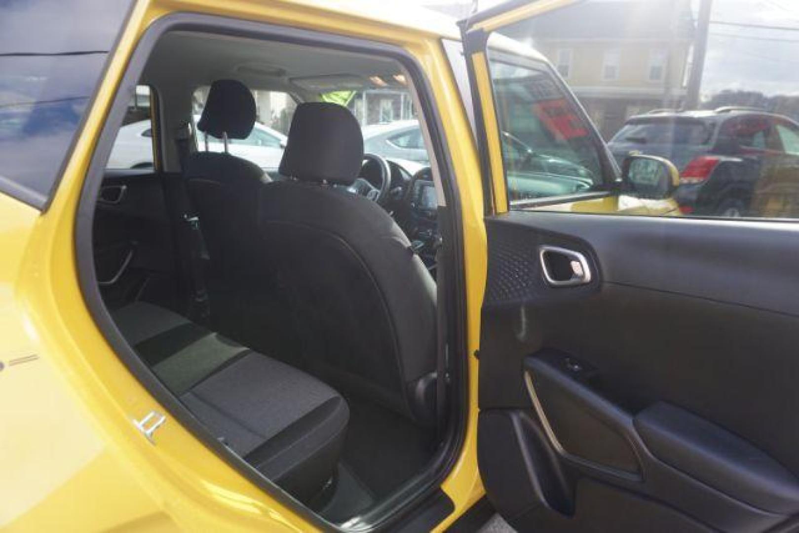 2020 Solar Yellow /Gray Two-Tone Woven Cloth, cloth Kia Soul S (KNDJ23AUXL7) with an 2.0L L4 DOHC 16V engine, Continuously Variable Transmission transmission, located at 312 Centre Ave, Schuylkill Haven, PA, 17972, (570) 593-5278, 40.638130, -76.177383 - Photo#48