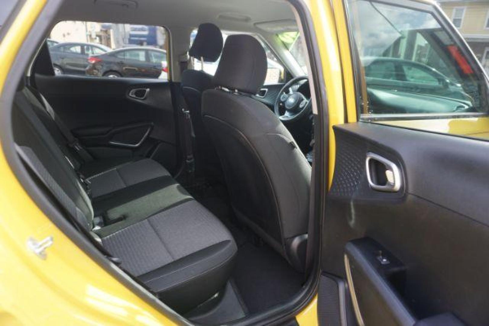 2020 Solar Yellow /Gray Two-Tone Woven Cloth, cloth Kia Soul S (KNDJ23AUXL7) with an 2.0L L4 DOHC 16V engine, Continuously Variable Transmission transmission, located at 312 Centre Ave, Schuylkill Haven, PA, 17972, (570) 593-5278, 40.638130, -76.177383 - Photo#49