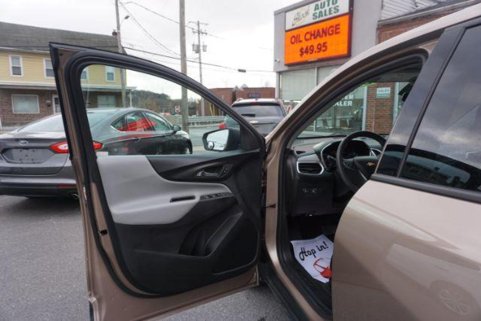 2019 Sandy Ridge Metallic /Medium Ash Gray, premium cloth Chevrolet Equinox LS 1.5 AWD (2GNAXSEV8K6) with an 1.5L L4 DIR DOHC 16V TURBO engine, 6-Speed Automatic transmission, located at 312 Centre Ave, Schuylkill Haven, PA, 17972, (570) 593-5278, 40.638130, -76.177383 - Photo#19