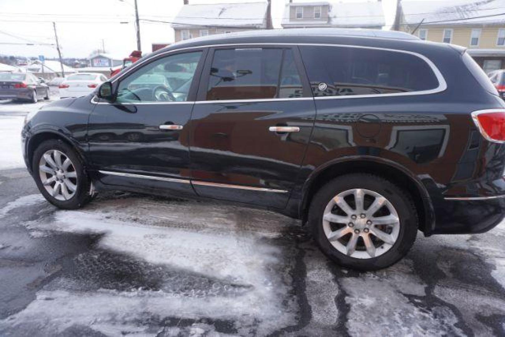 2015 Carbon Black Metallic /Ebony Buick Enclave Premium AWD (5GAKVCKD7FJ) with an 3.6L V6 DOHC 24V engine, 6-Speed Automatic Overdrive transmission, located at 312 Centre Ave, Schuylkill Haven, PA, 17972, (570) 593-5278, 40.638130, -76.177383 - power sunroof, rear entertainment system, towing pkg - Photo#9