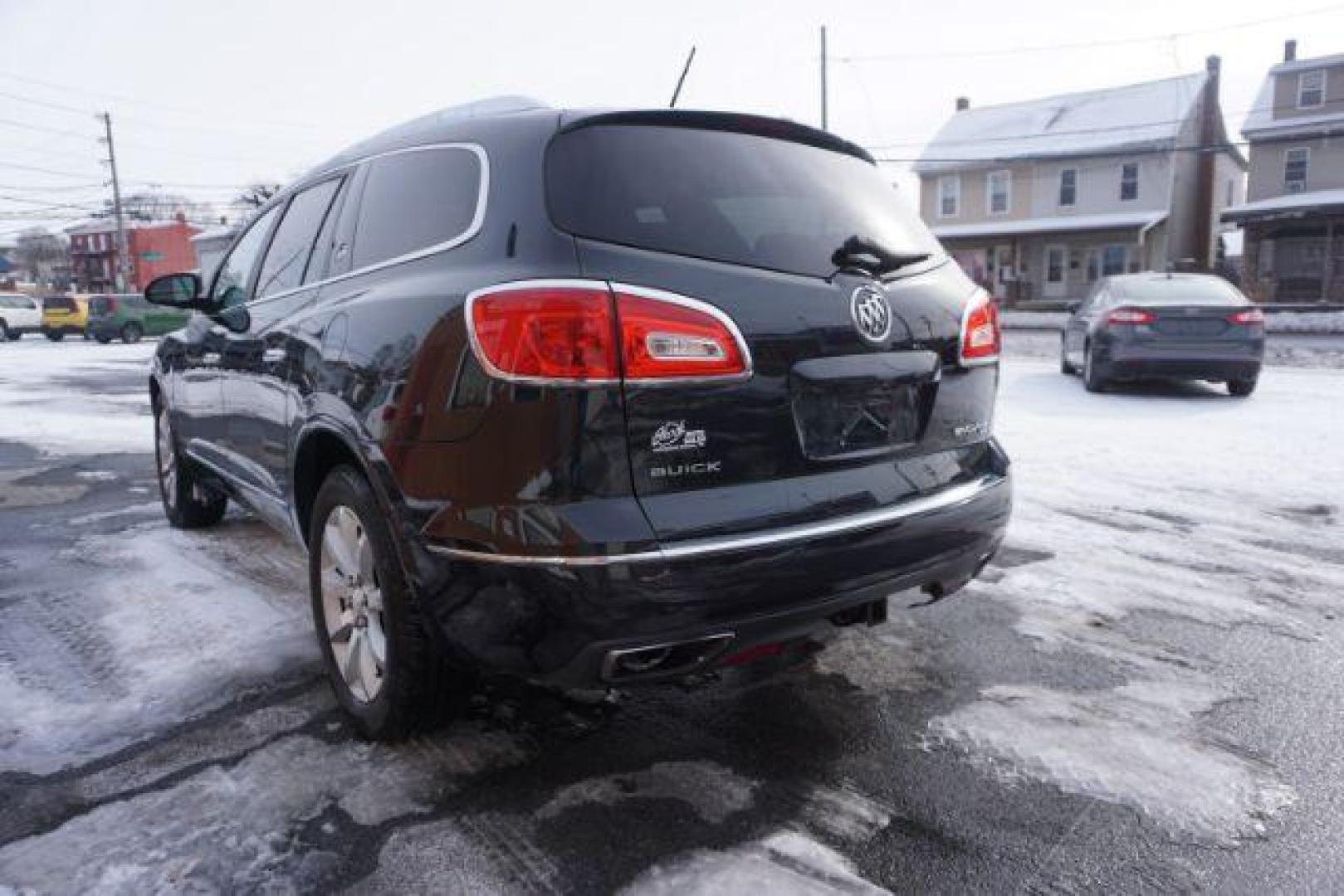 2015 Carbon Black Metallic /Ebony Buick Enclave Premium AWD (5GAKVCKD7FJ) with an 3.6L V6 DOHC 24V engine, 6-Speed Automatic Overdrive transmission, located at 312 Centre Ave, Schuylkill Haven, PA, 17972, (570) 593-5278, 40.638130, -76.177383 - power sunroof, rear entertainment system, towing pkg - Photo#10