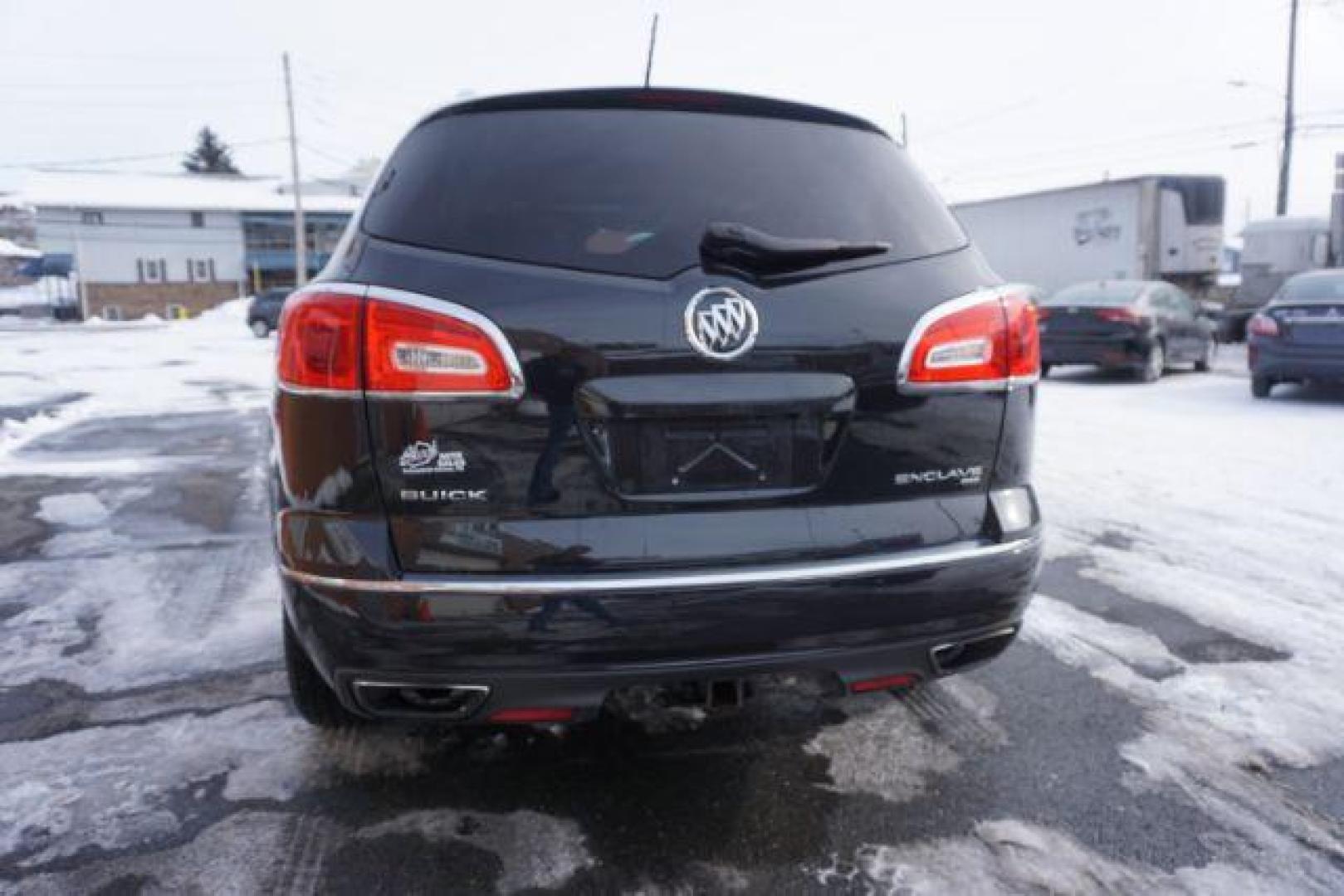 2015 Carbon Black Metallic /Ebony Buick Enclave Premium AWD (5GAKVCKD7FJ) with an 3.6L V6 DOHC 24V engine, 6-Speed Automatic Overdrive transmission, located at 312 Centre Ave, Schuylkill Haven, PA, 17972, (570) 593-5278, 40.638130, -76.177383 - power sunroof, rear entertainment system, towing pkg - Photo#11