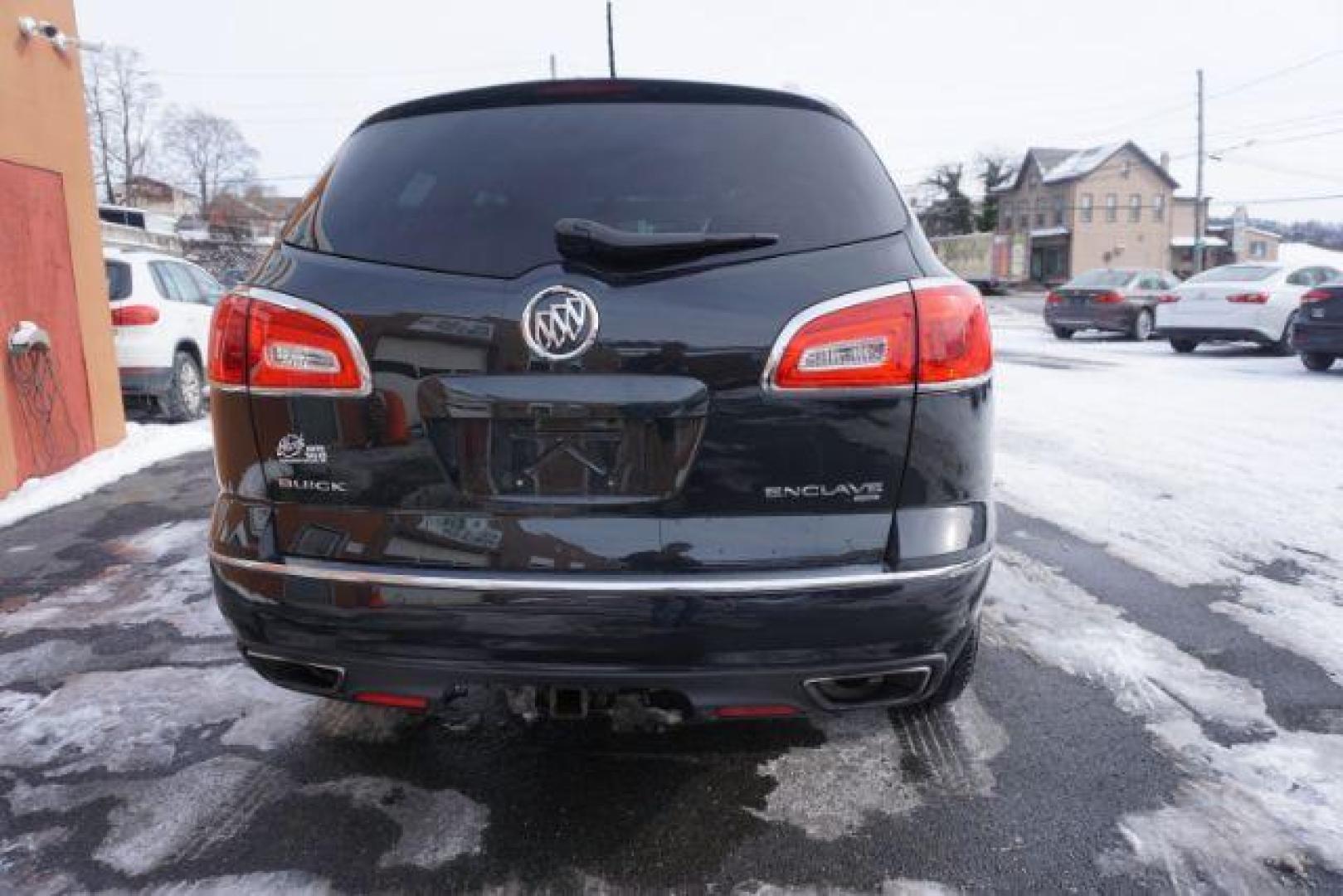 2015 Carbon Black Metallic /Ebony Buick Enclave Premium AWD (5GAKVCKD7FJ) with an 3.6L V6 DOHC 24V engine, 6-Speed Automatic Overdrive transmission, located at 312 Centre Ave, Schuylkill Haven, PA, 17972, (570) 593-5278, 40.638130, -76.177383 - power sunroof, rear entertainment system, towing pkg - Photo#12