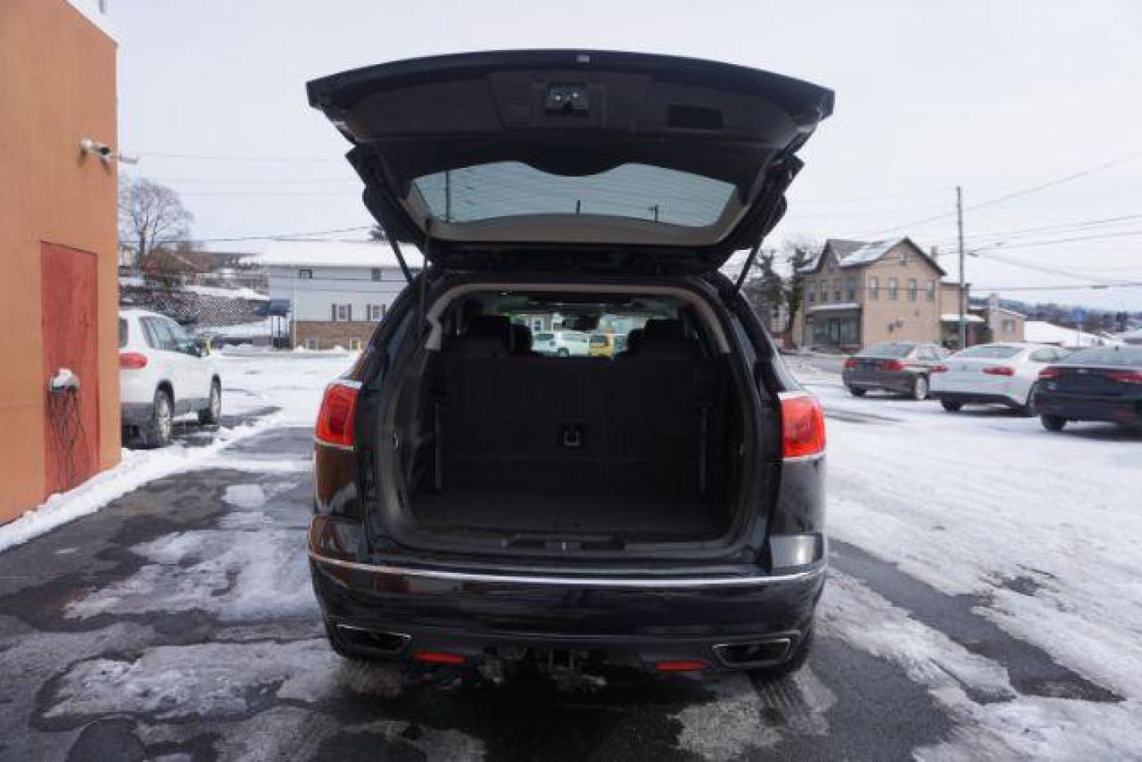 2015 Carbon Black Metallic /Ebony Buick Enclave Premium AWD (5GAKVCKD7FJ) with an 3.6L V6 DOHC 24V engine, 6-Speed Automatic Overdrive transmission, located at 312 Centre Ave, Schuylkill Haven, PA, 17972, (570) 593-5278, 40.638130, -76.177383 - power sunroof, rear entertainment system, towing pkg - Photo#40