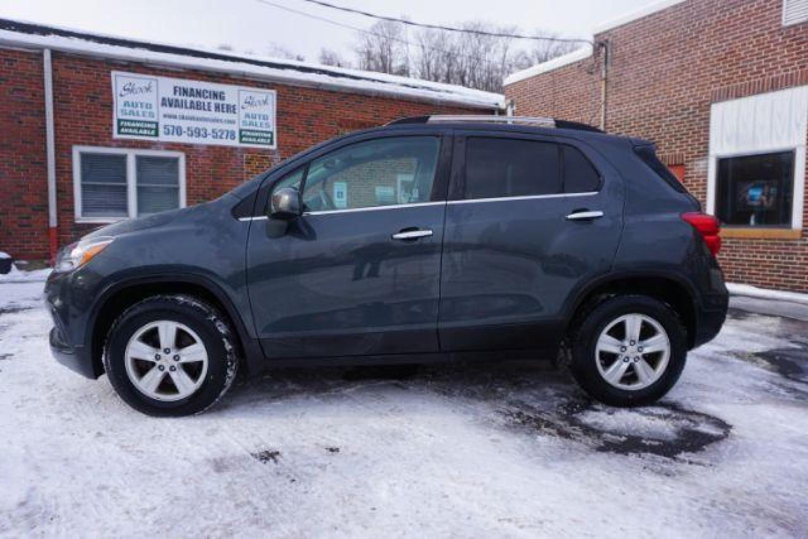 2017 Nightfall Gray Metallic Chevrolet Trax LT AWD (KL7CJPSB9HB) with an 1.4L L4 DOHC 16V engine, 6-Speed Automatic transmission, located at 312 Centre Ave, Schuylkill Haven, PA, 17972, (570) 593-5278, 40.638130, -76.177383 - luggage rack, rear parking sensors - Photo#0