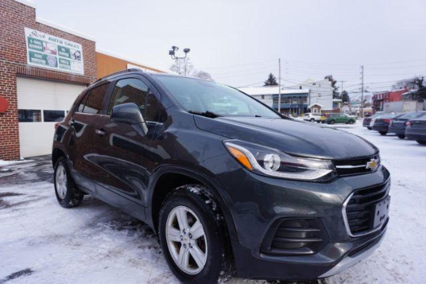 2017 Nightfall Gray Metallic Chevrolet Trax LT AWD (KL7CJPSB9HB) with an 1.4L L4 DOHC 16V engine, 6-Speed Automatic transmission, located at 312 Centre Ave, Schuylkill Haven, PA, 17972, (570) 593-5278, 40.638130, -76.177383 - luggage rack, rear parking sensors - Photo#3