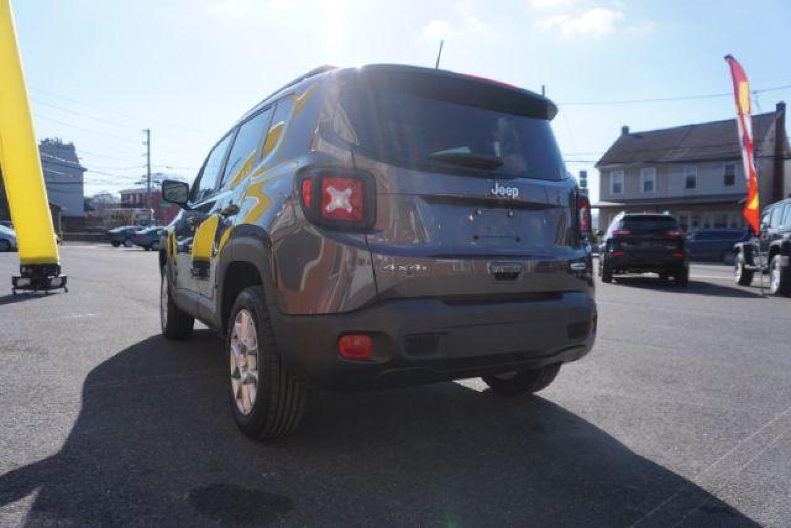 2019 Granite Crystal Metallic Clearcoat /Black Jeep Renegade Latitude 4x4 (ZACNJBBB3KP) with an 1.3L I-4 gasoline direct injection engine, located at 312 Centre Ave, Schuylkill Haven, PA, 17972, (570) 593-5278, 40.638130, -76.177383 - blind spot monitor, collision avoidance, HID headlamps, heated front seats, lane departure warning, luggage rack, navigation, passive keyless entry, power removeable open air sunroof, remote engine starter. - Photo#7