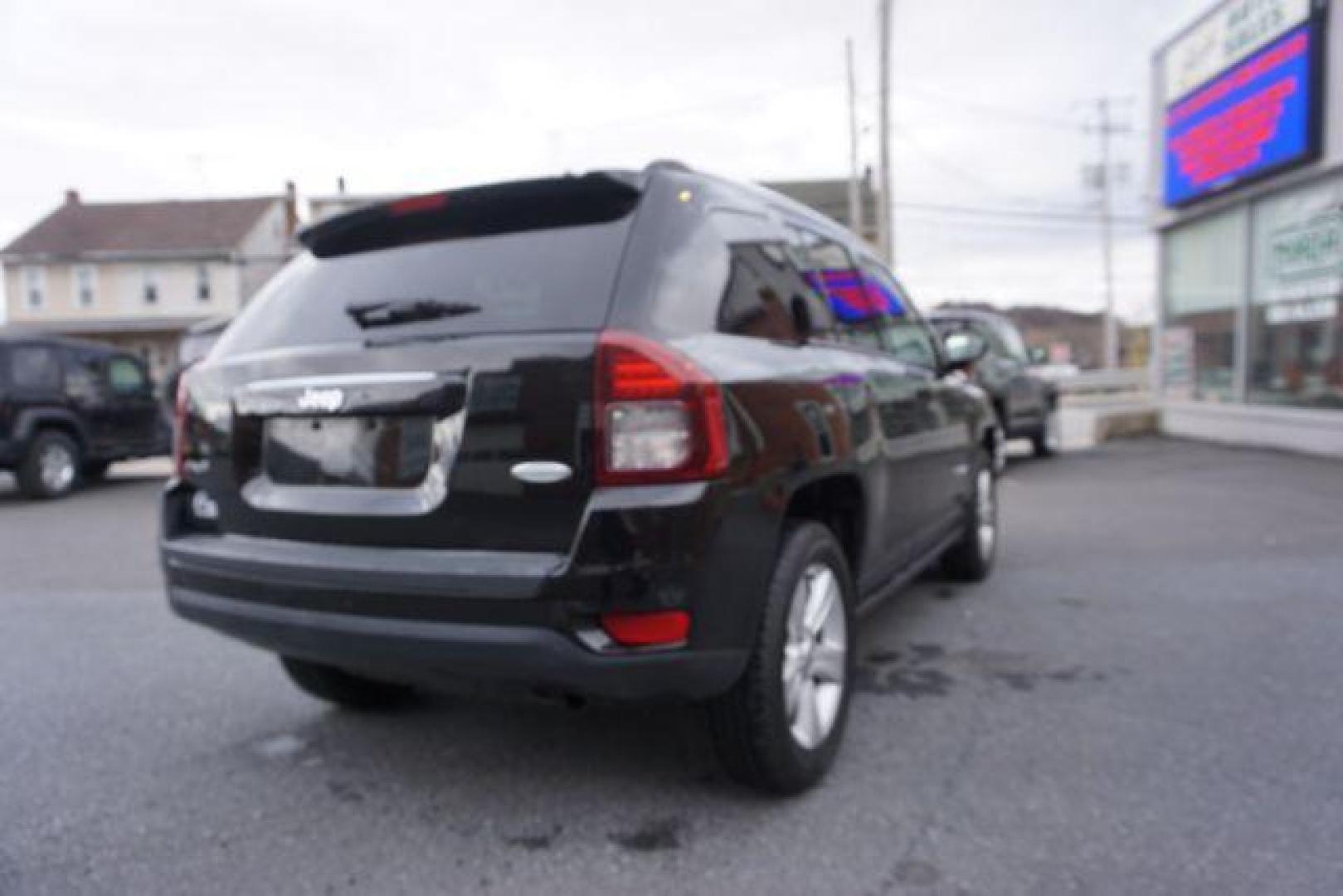 2014 Black Clearcoat /Dark Slate Gray Jeep Compass Latitude (1C4NJDEBXED) with an 2.4L I-4 DOHC engine, located at 312 Centre Ave, Schuylkill Haven, PA, 17972, (570) 593-5278, 40.638130, -76.177383 - bluetooth, locking/limited slip differential - Photo#10