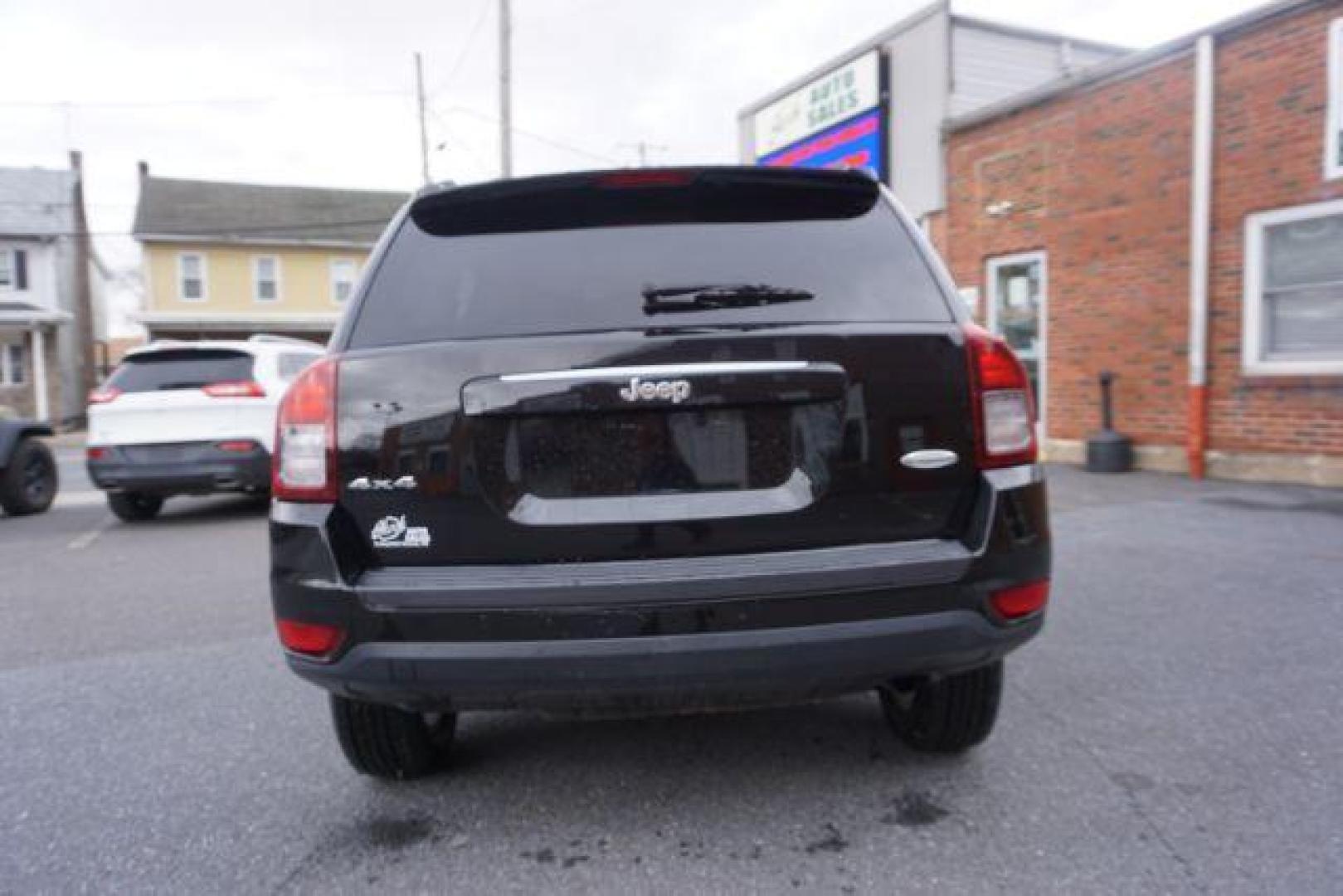 2014 Black Clearcoat /Dark Slate Gray Jeep Compass Latitude (1C4NJDEBXED) with an 2.4L I-4 DOHC engine, located at 312 Centre Ave, Schuylkill Haven, PA, 17972, (570) 593-5278, 40.638130, -76.177383 - bluetooth, locking/limited slip differential - Photo#11