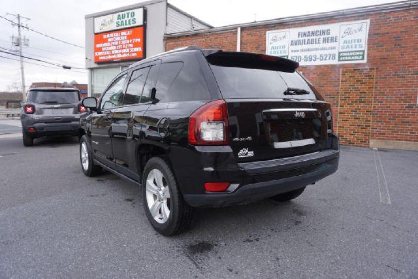 2014 Black Clearcoat /Dark Slate Gray Jeep Compass Latitude (1C4NJDEBXED) with an 2.4L I-4 DOHC engine, located at 312 Centre Ave, Schuylkill Haven, PA, 17972, (570) 593-5278, 40.638130, -76.177383 - bluetooth, locking/limited slip differential - Photo#12