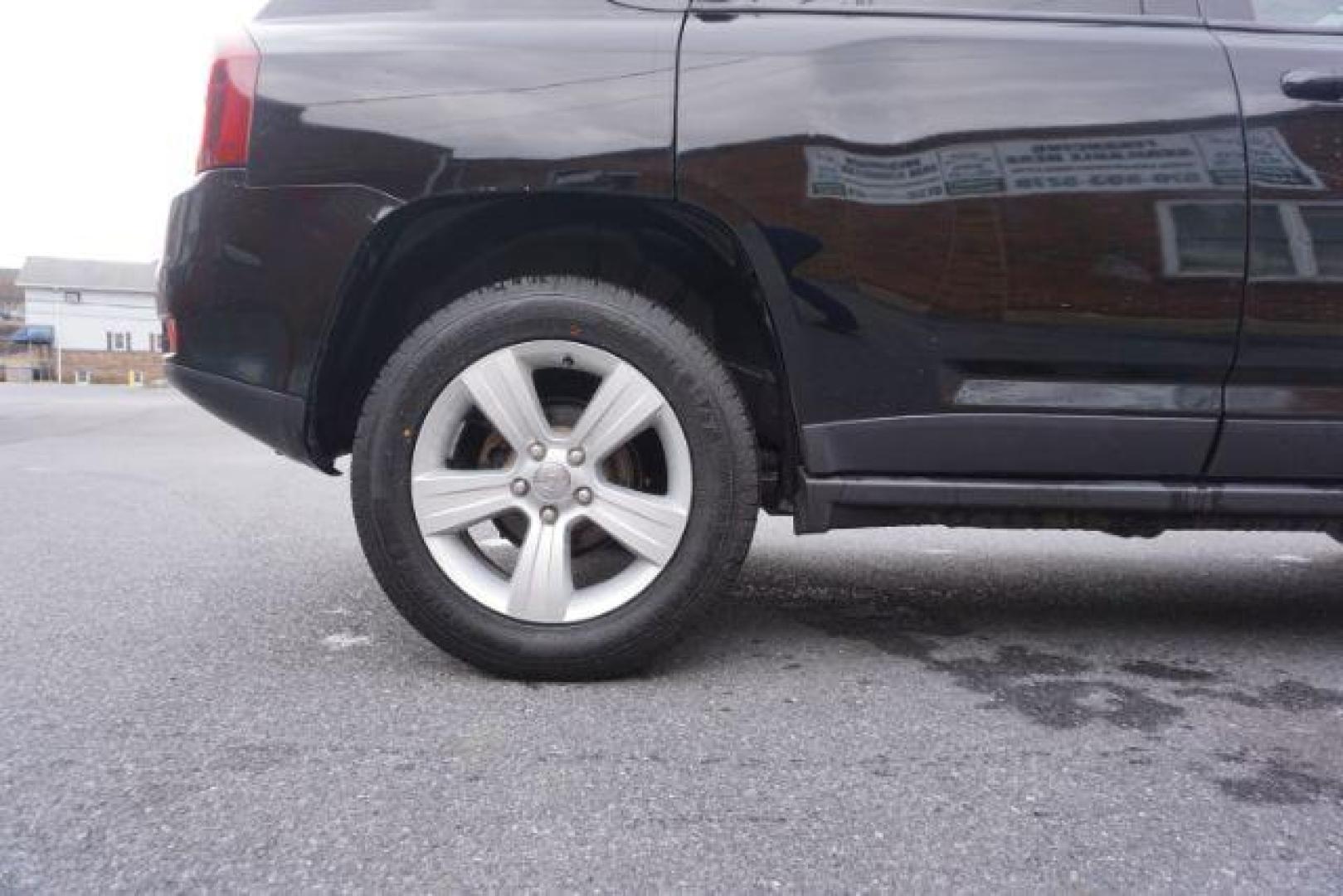 2014 Black Clearcoat /Dark Slate Gray Jeep Compass Latitude (1C4NJDEBXED) with an 2.4L I-4 DOHC engine, located at 312 Centre Ave, Schuylkill Haven, PA, 17972, (570) 593-5278, 40.638130, -76.177383 - bluetooth, locking/limited slip differential - Photo#8