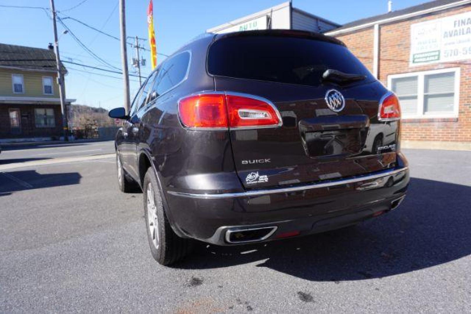 2017 Iridium Metallic /Light Titanium w/Dark Titanium Accents Buick Enclave Leather (5GAKVBKD8HJ) with an 3.6L V-6 gasoline direct injection engine, located at 312 Centre Ave, Schuylkill Haven, PA, 17972, (570) 593-5278, 40.638130, -76.177383 - collision avoidance, lane departure warning, luggage rack, navigation - Photo#11