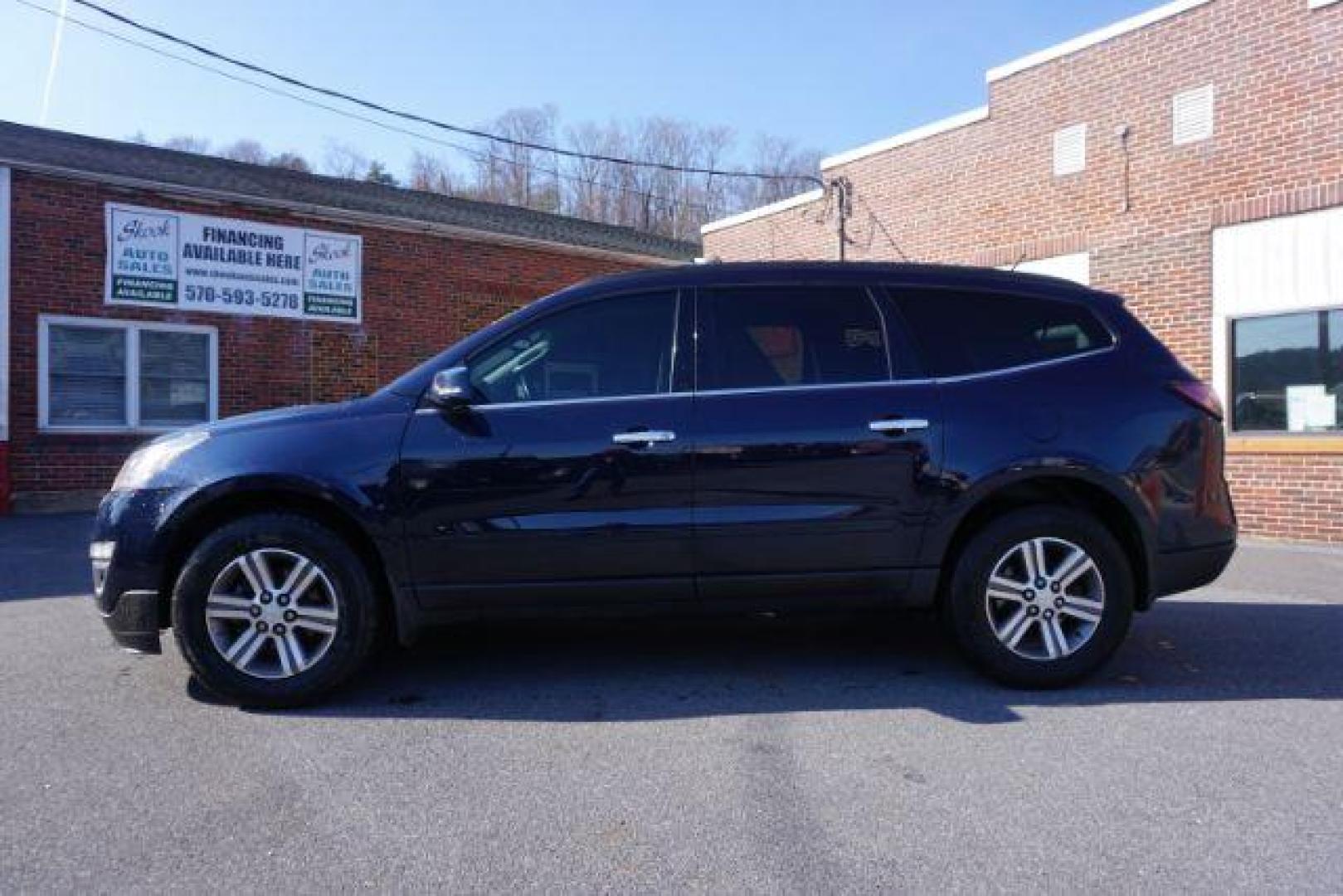 2017 Blue Velvet Metallic /Dark Titanium/Light Titanium Chevrolet Traverse 1LT (1GNKVGKD6HJ) with an 3.6L V-6 gasoline direct injection engine, located at 312 Centre Ave, Schuylkill Haven, PA, 17972, (570) 593-5278, 40.638130, -76.177383 - Heated Front Seats, Power driver's seat - Photo#0