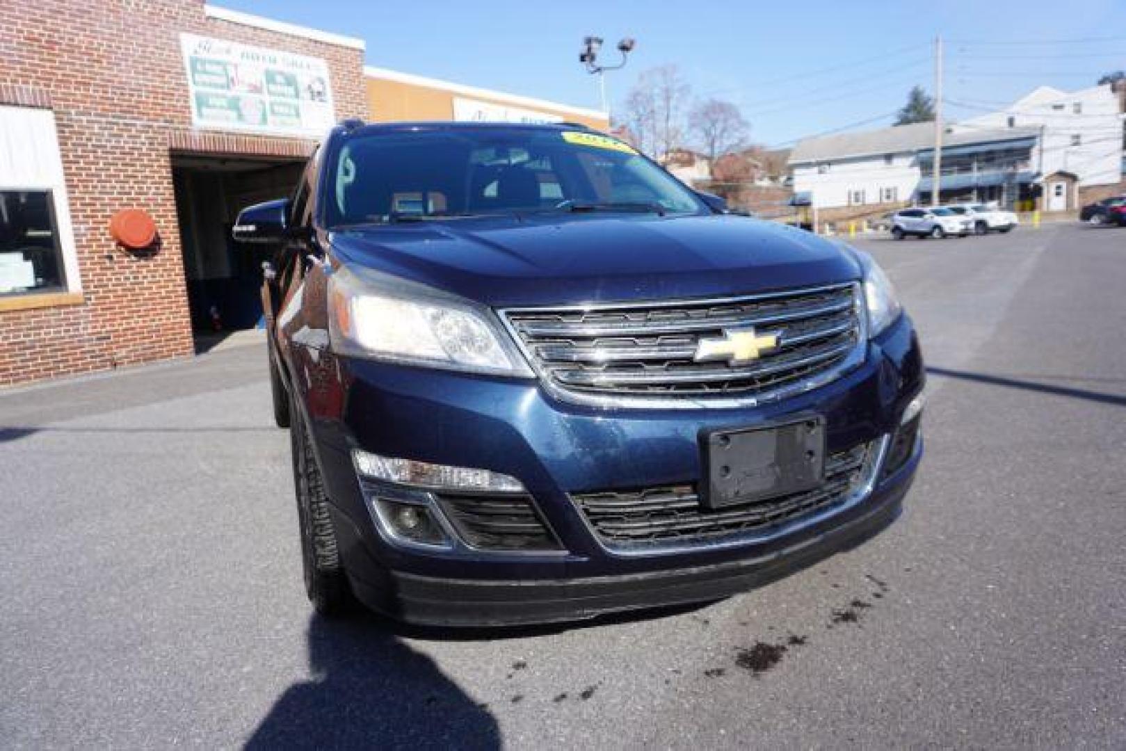 2017 Blue Velvet Metallic /Dark Titanium/Light Titanium Chevrolet Traverse 1LT (1GNKVGKD6HJ) with an 3.6L V-6 gasoline direct injection engine, located at 312 Centre Ave, Schuylkill Haven, PA, 17972, (570) 593-5278, 40.638130, -76.177383 - Heated Front Seats, Power driver's seat - Photo#4