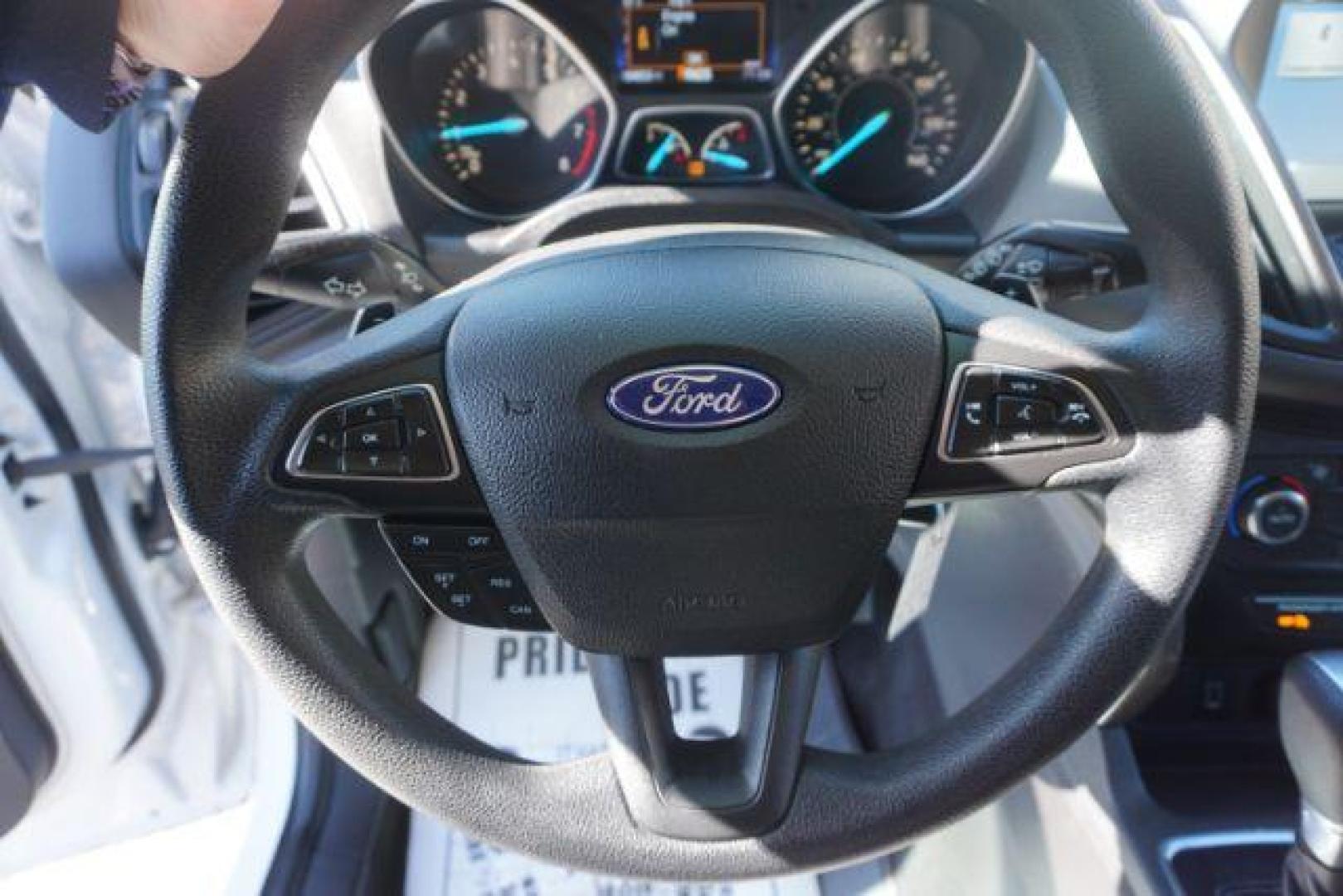 2017 Oxford White /Charcoal Black Ford Escape SE (1FMCU9GDXHU) with an EcoBoost 1.5L I-4 gasoline direct injection engine, located at 312 Centre Ave, Schuylkill Haven, PA, 17972, (570) 593-5278, 40.638130, -76.177383 - blind spot monitor, heated exterior mirrors, heated front seats, leather seats, luggage rack, navigation, power passenger seat, power sunroof, rear parking sensors - Photo#22