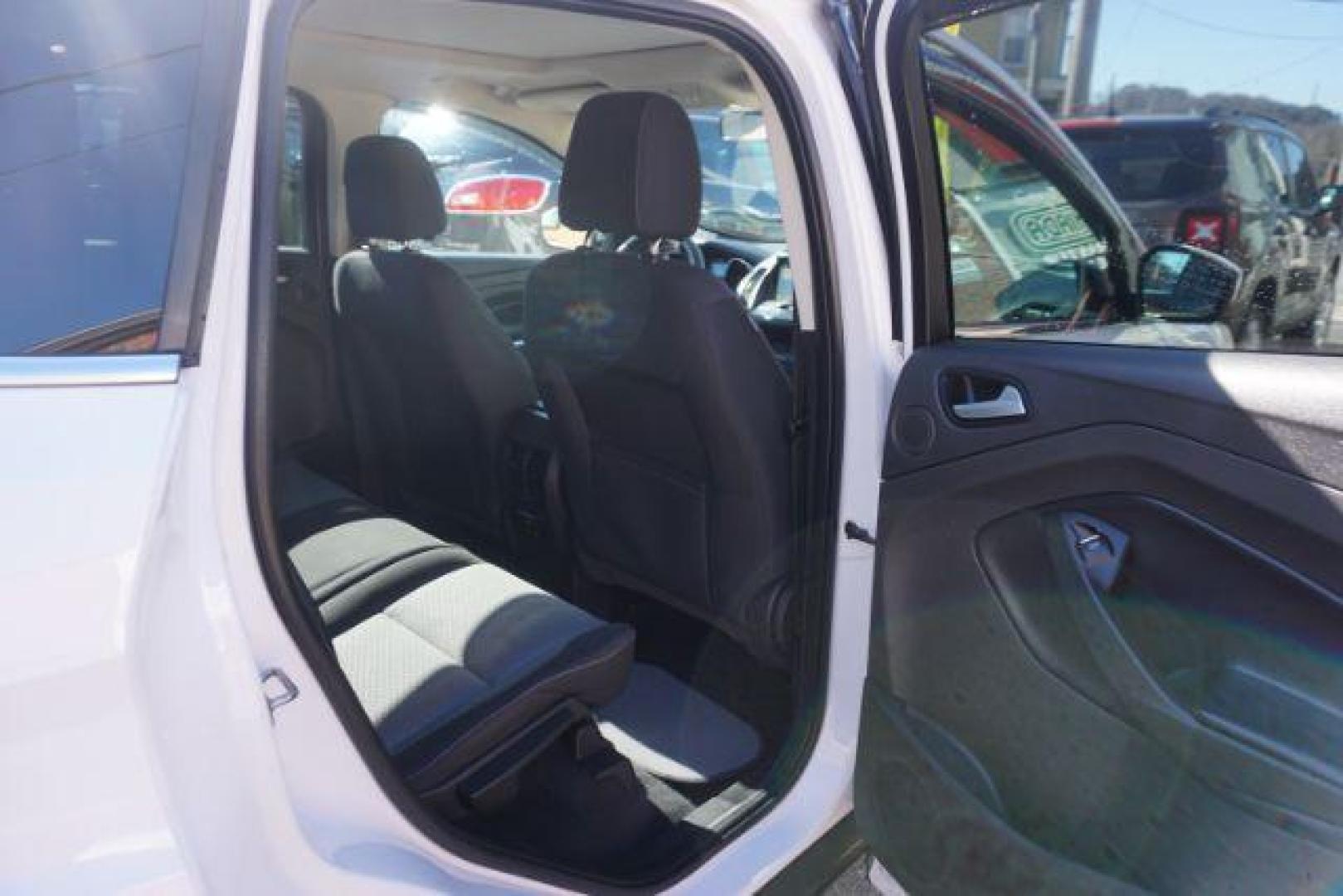 2017 Oxford White /Charcoal Black Ford Escape SE (1FMCU9GDXHU) with an EcoBoost 1.5L I-4 gasoline direct injection engine, located at 312 Centre Ave, Schuylkill Haven, PA, 17972, (570) 593-5278, 40.638130, -76.177383 - blind spot monitor, heated exterior mirrors, heated front seats, leather seats, luggage rack, navigation, power passenger seat, power sunroof, rear parking sensors - Photo#42